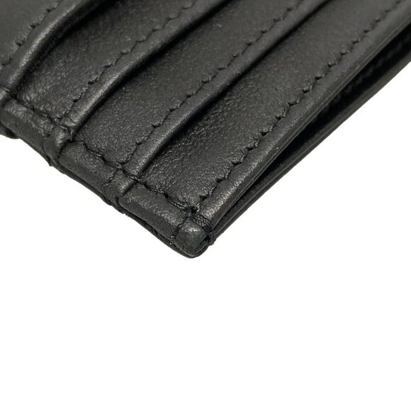 Auth CHANEL Matelasse AP4380 Black Leather Card Case - Picture 6 of 9